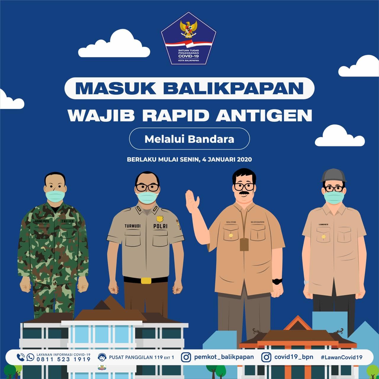 Mulai 4 Januari 2021, masuk Balikpapan kantongi rapid tes Antigen