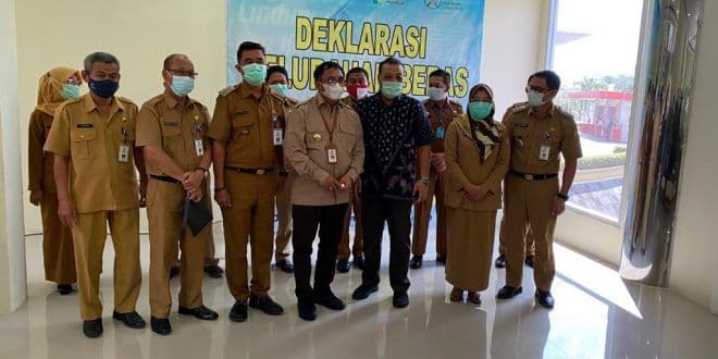 Enam Kelurahan Deklarasi bebas buang air besar sembarangan