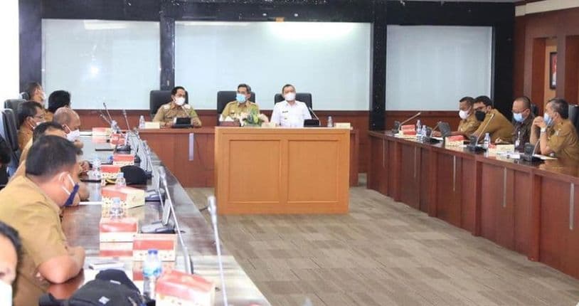 Rapat Pembahasan batas wilayah yang difasilitasi Pemerintah Provinsi Kaltim