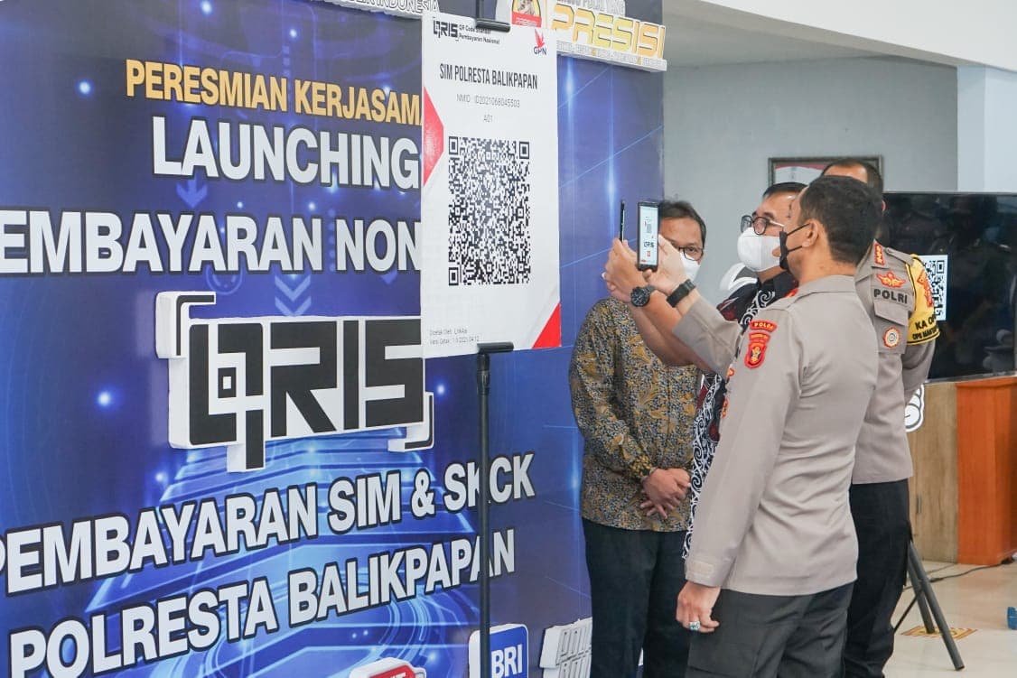 Bank Indonesia Balikpapan gandeng Polresta Balikpapan Launching Pembayaran QRIS untuk SIM dan SKCK
