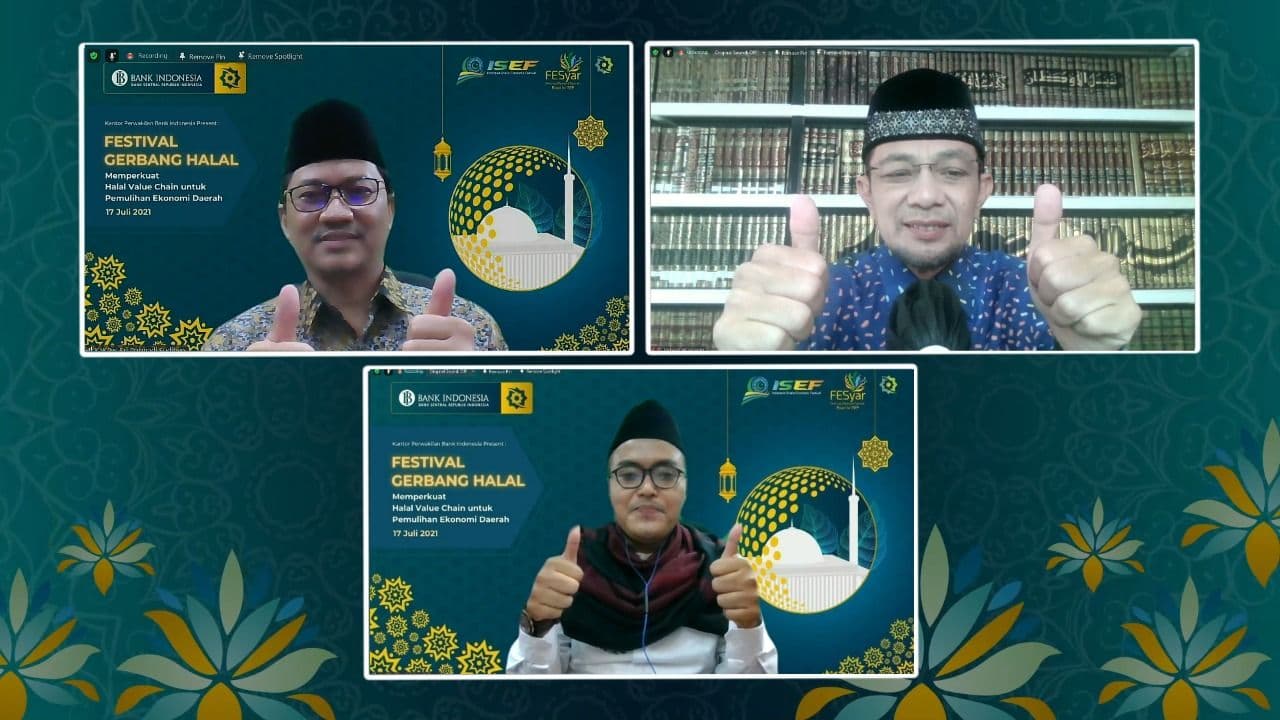 Festival Gerbang Halal yang digelar Kantor Perwakilan Bank Indonesia Balikpapan secara virtual pada Sabtu (17/7/2021)