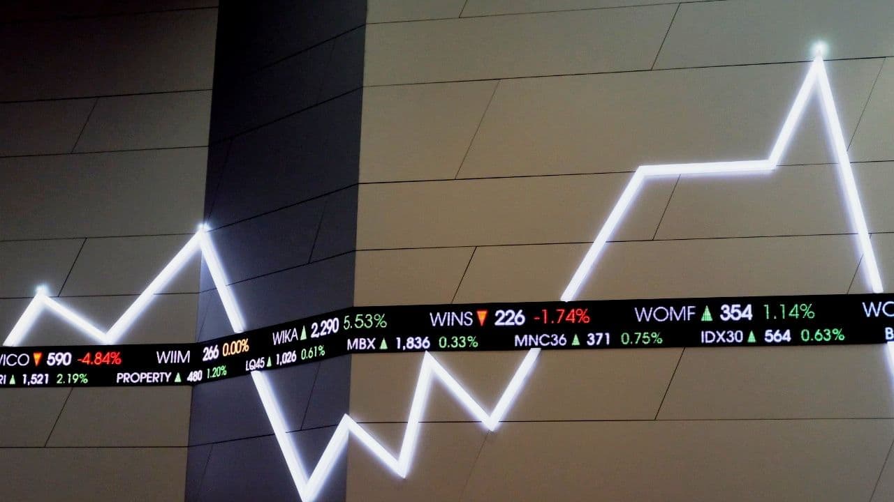 Ilustrasi Indeks Harga Saham Gabungan (IHSG). 