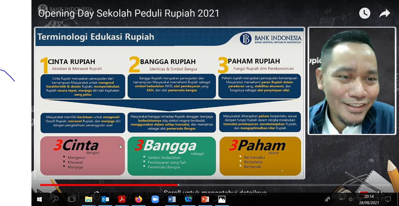 Bank Indonesia Balikpapan Mengajak Ribuan Pelajar Sekolah Peduli Rupiah