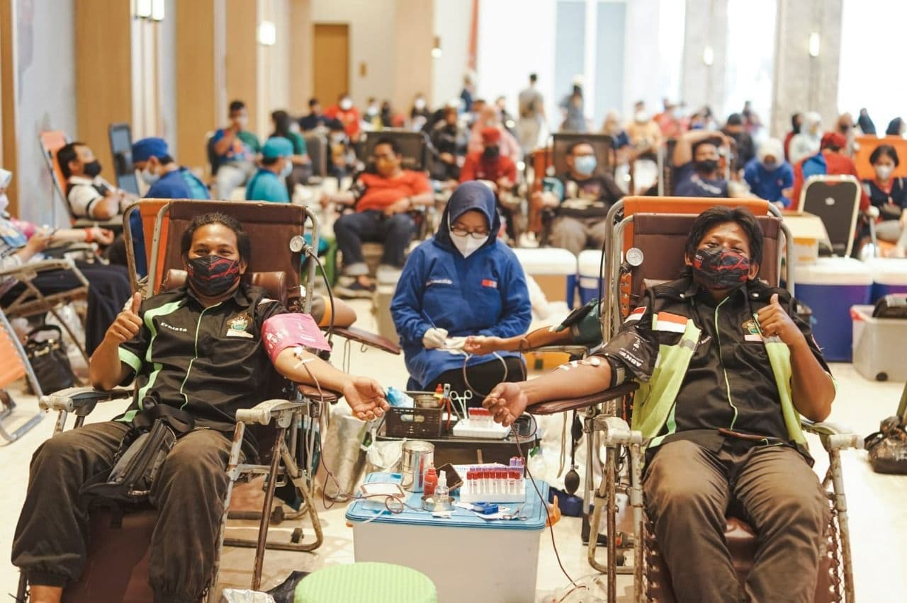 Tempuh Ratusan Kilometer, Bold Riders Balikpapan Sumbangkan Darah di Samarinda