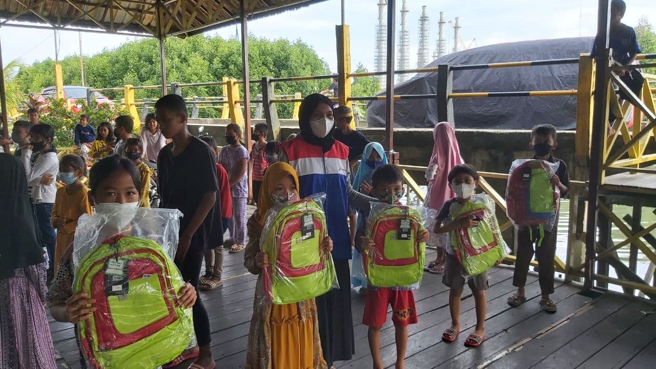 Pertamina Ajak Anak Keluarga Ulin Berbagi