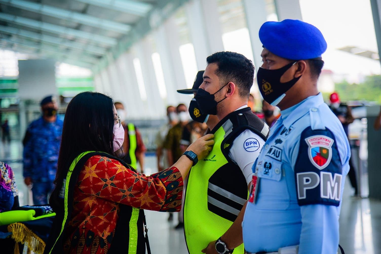 Bandara SAMS Sepinggan Balikpapan buka Posko Pengendalian Transportasi Udara Natal 2021 dan Tahun Baru 2022.