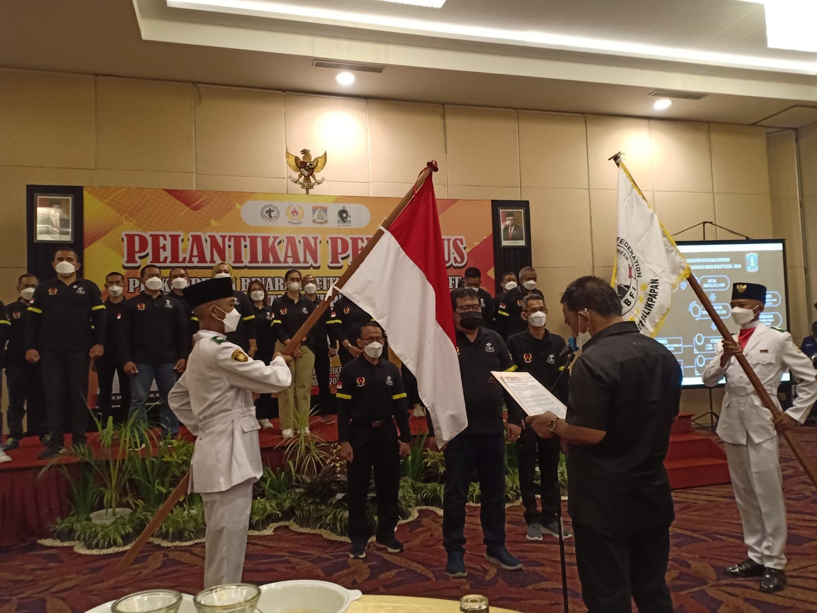 Pelantikan Pengurus PBFI Kota Balikpapan masa bakti 2020-2024