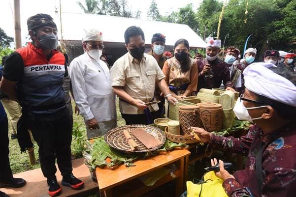 Erick Tohir Buka Banjar Creative Space, Ini Cara  Berdayakan Masyarakat Adat Bali