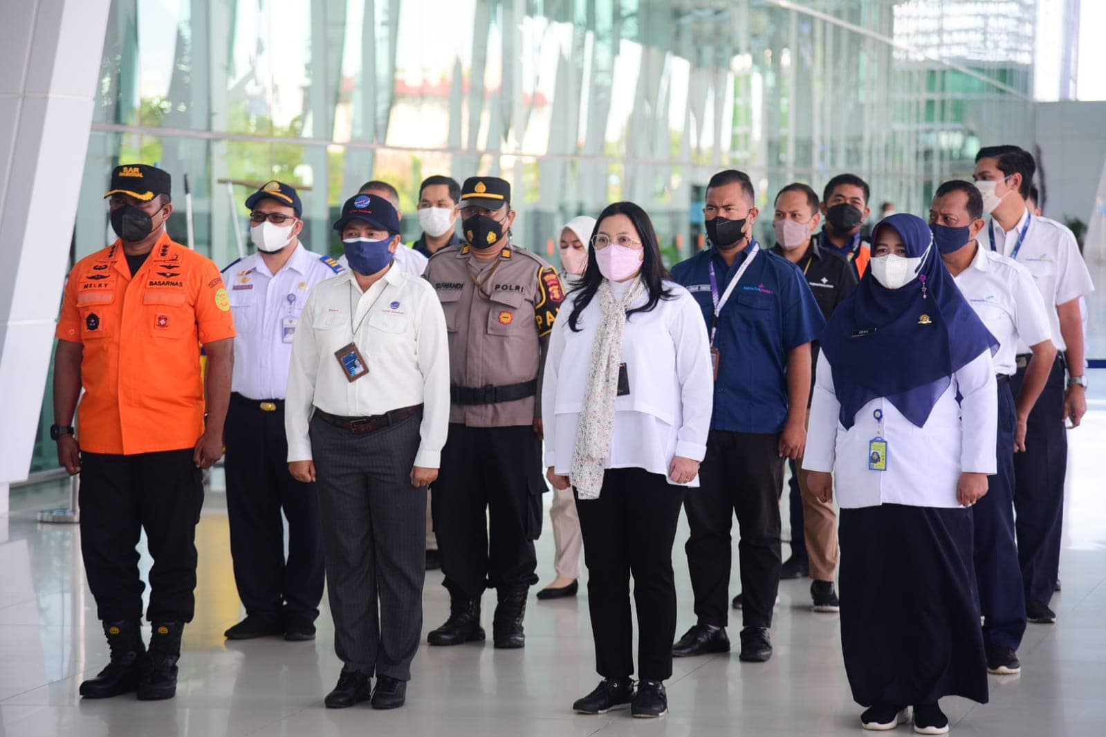 Apel Penutupan Posko Pengendalian Transportasi Angkutan Udara 