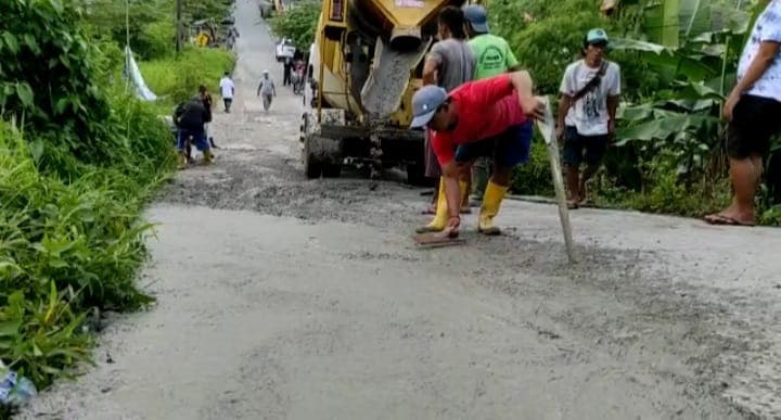 Proses perbaikan pada Senin (24/1/2022)