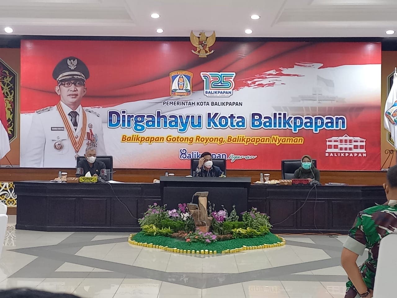 Wali Kota Balikpapan Rahmad Mas'ud pimpin Rapat Forkopimda, Jumat (28/1/2022)