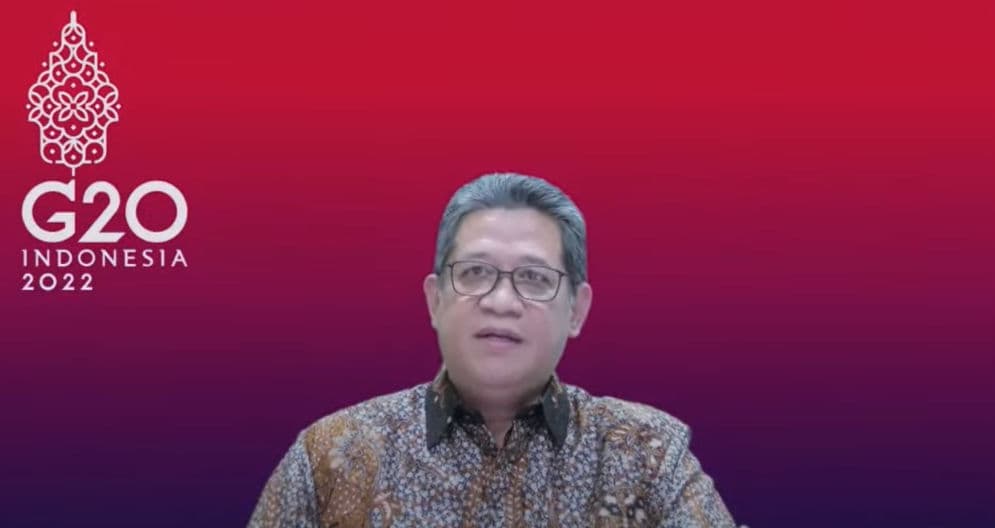 Deputi Gubernur Bank Indonesia Doni P. Joewono dalam International Seminar on Digital Financial Inclusion yang diselenggarakan Rabu, 2 Februari 2022. Sumber YouTube.com/Bank Indonesia