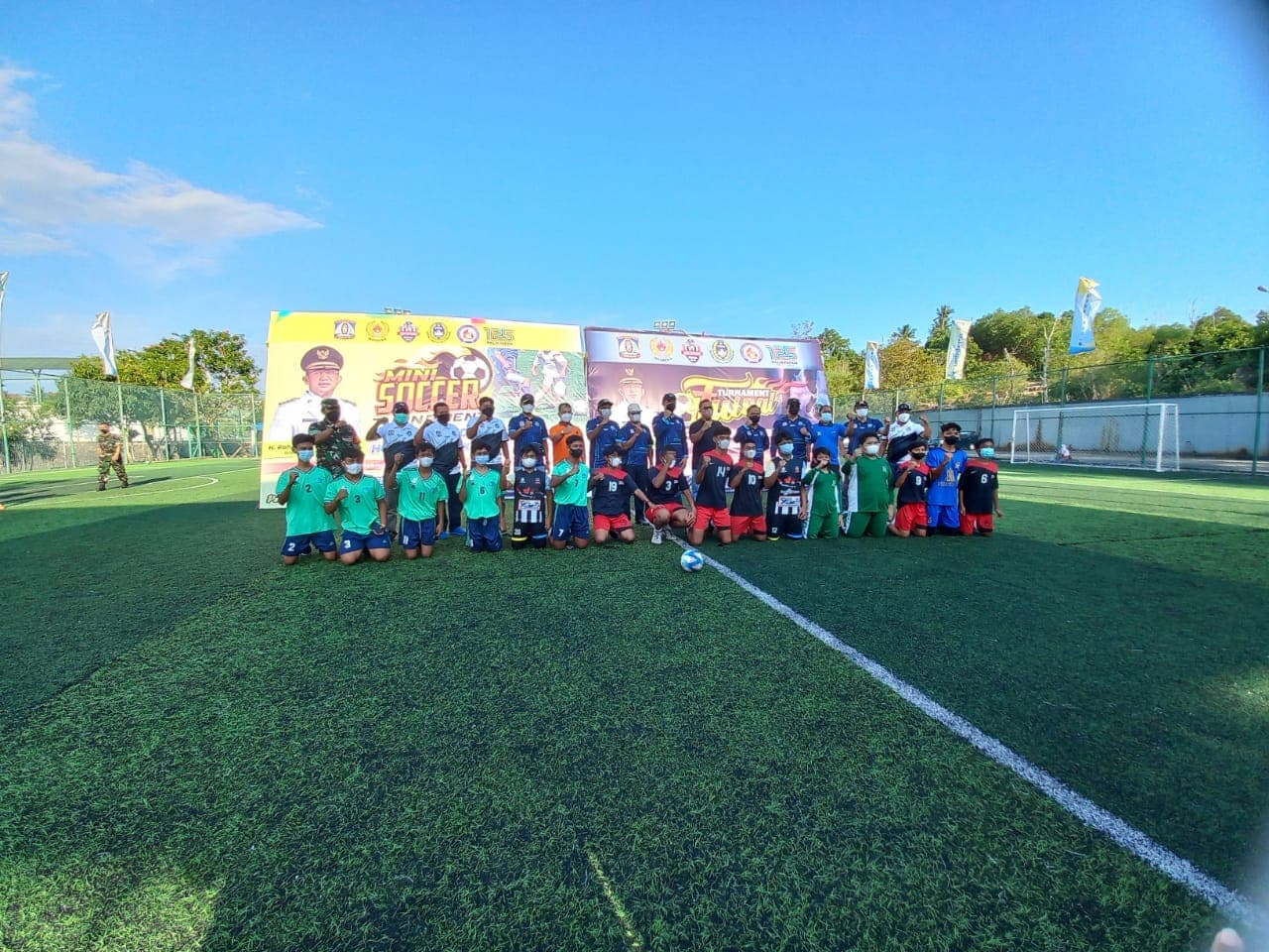 Pembukaan Turnamen Futsal dan Mini Soccer Wali Kota Cup, Ahad (13/2/2022)