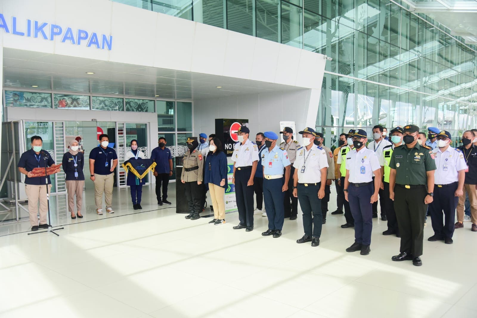 Apel Posko Angkutan Udara Lebaran Bandara SAMS Sepinggan Balikpapan 2022 resmi ditutup 