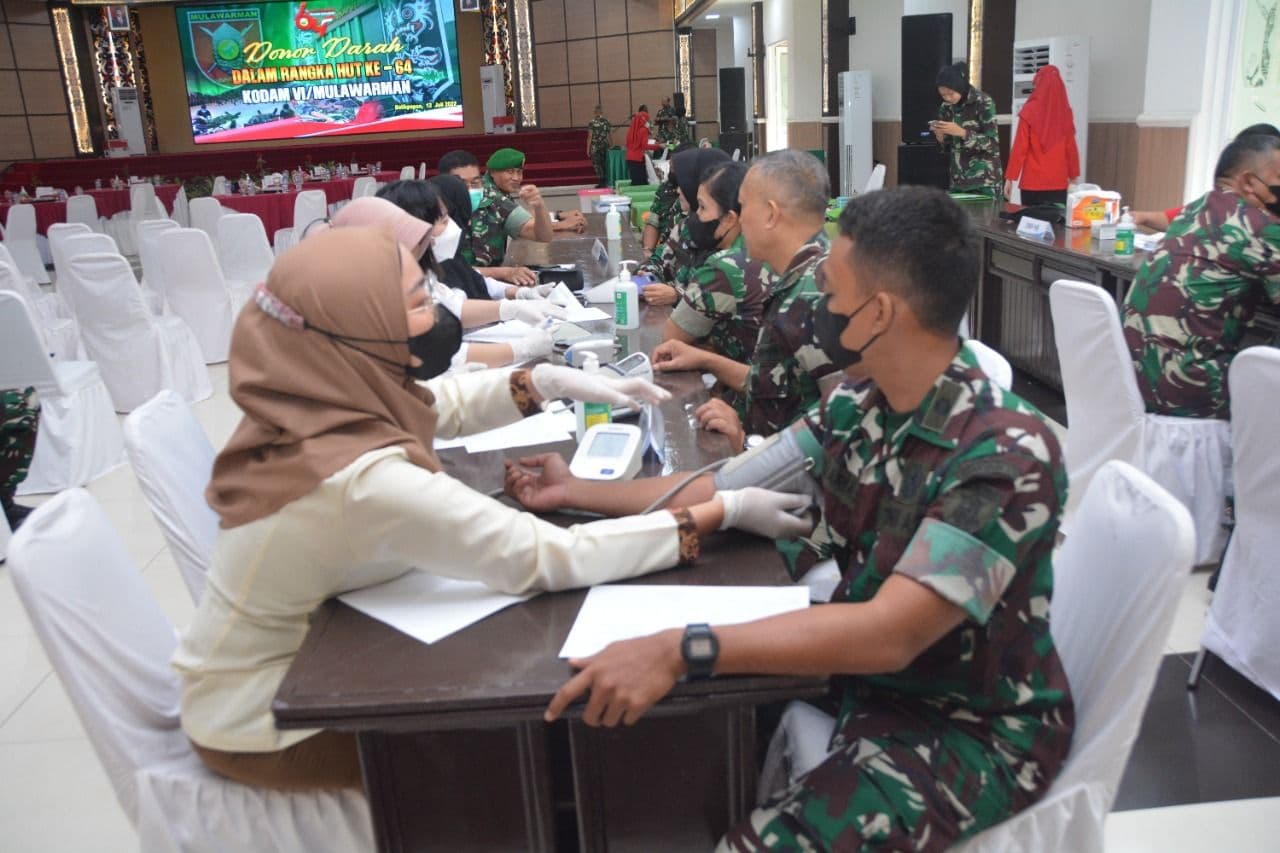 Gelar Aksi Donor Darah, Sambut HUT ke 64 Mulawarman, 