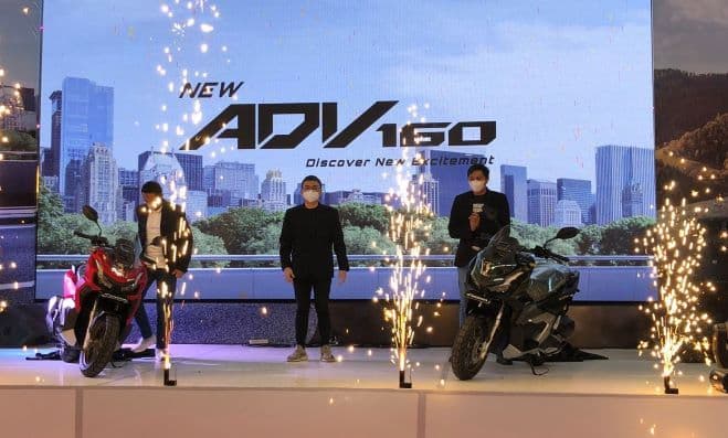 Skutik penjelajah palign berkelas, New Honda ADV160 diluncurkan di Balikpapan. 