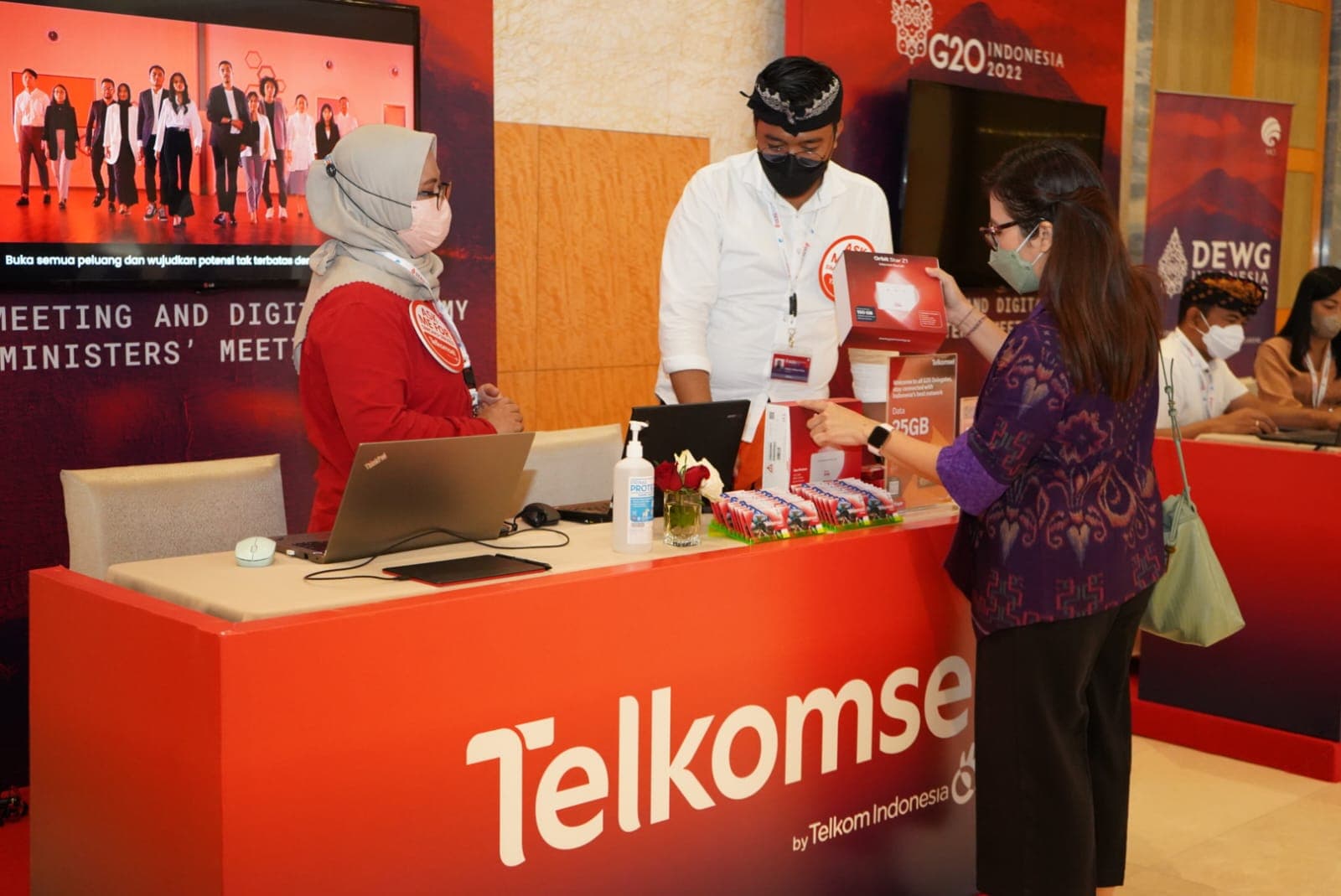 Telkomsel Hadirkan Showcase 5G dalam Kegiatan DEWG dan DEMM