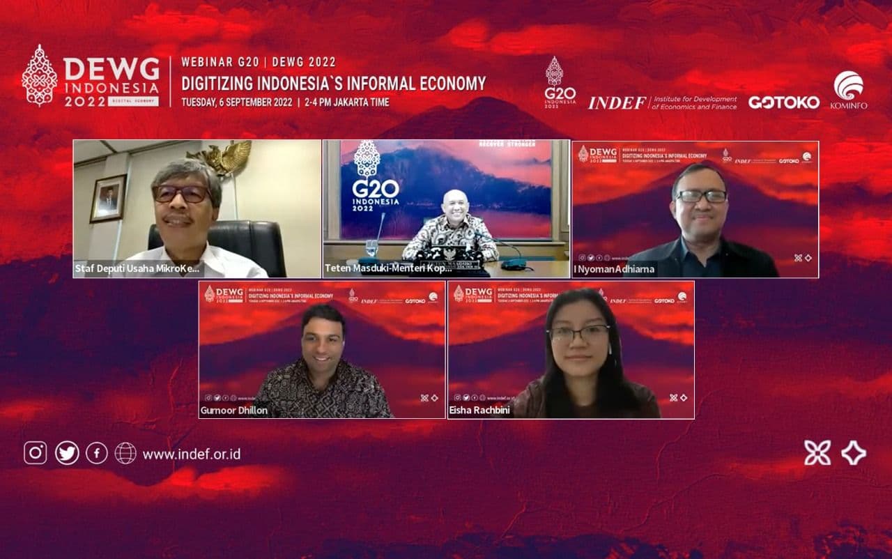 Pemerintah dorong pelaku umkm menggunakan digitalisasi