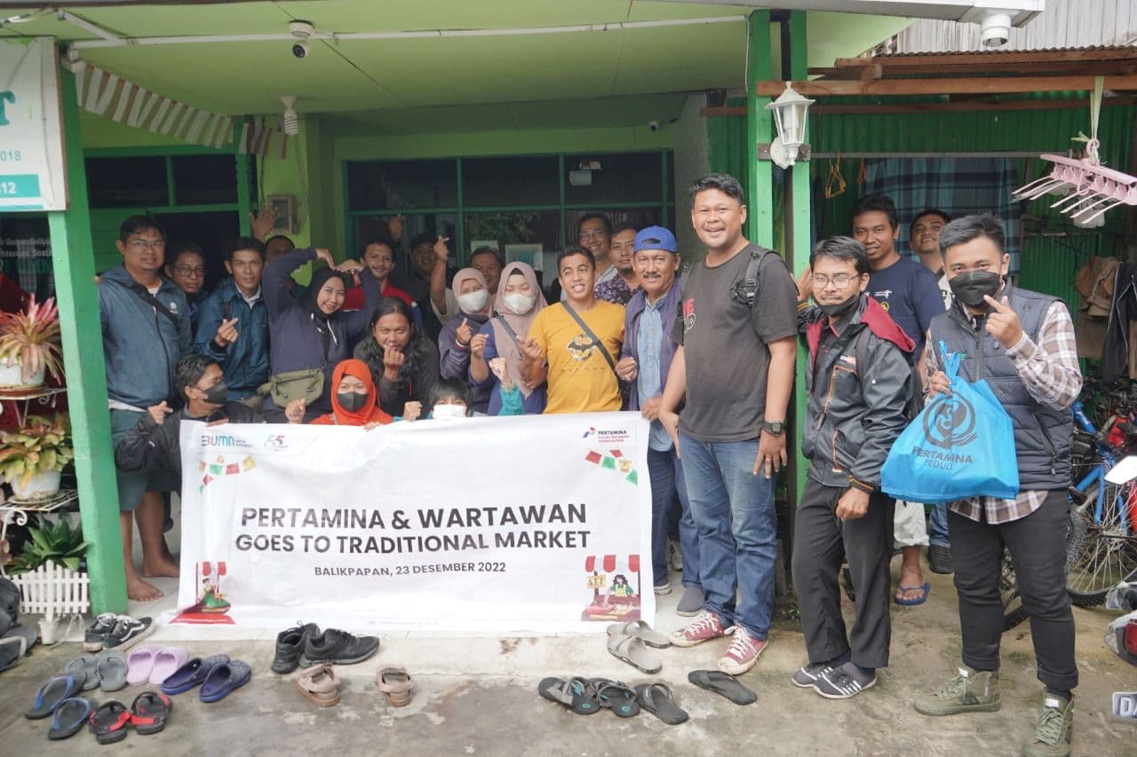 Bersama Wartawan, Pertamina Gelar Berbelanja dan Berbagi