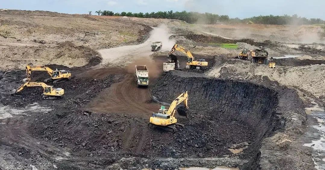 Lokasi tambang PT Kideco Jaya Agung di Kabupaten Paser