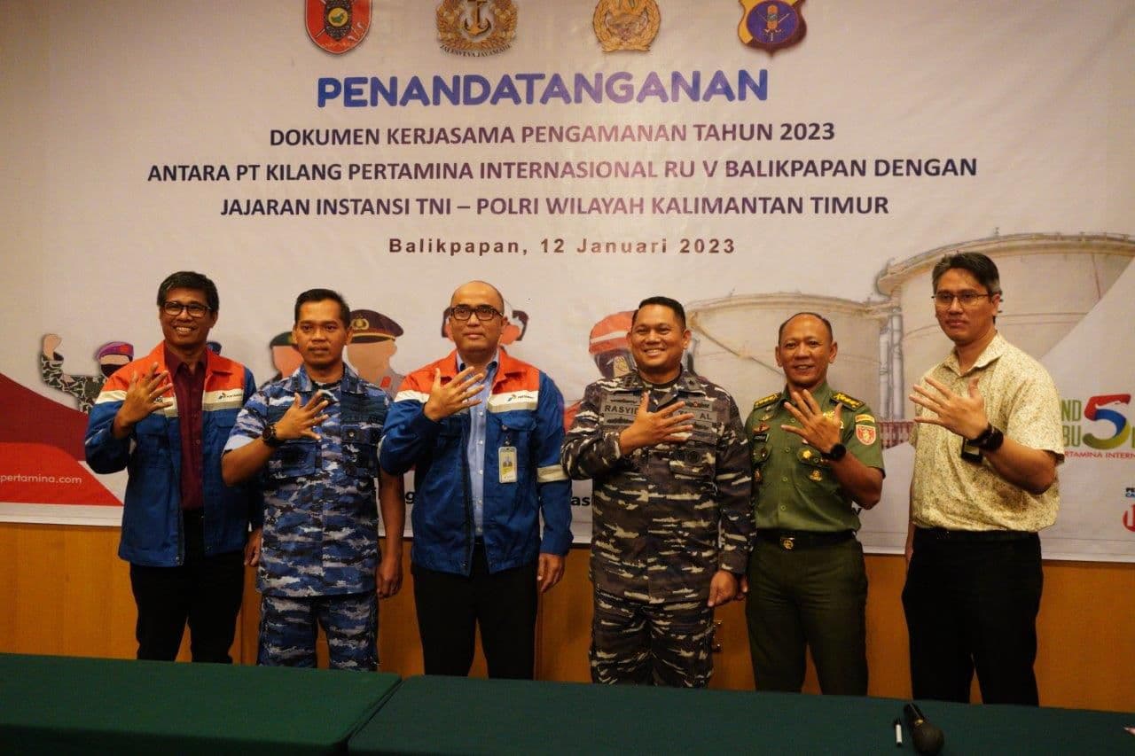 Amankan Objek Vital, Pertamina Tanda Tangani Kerja Sama dengan TNI-Polri 