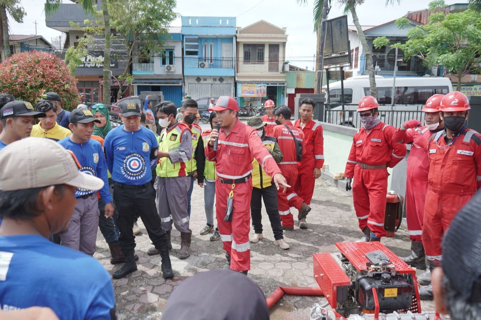 Binaan Pertamina Gelar Pemadaman Api dan Pertolongan Pertama 