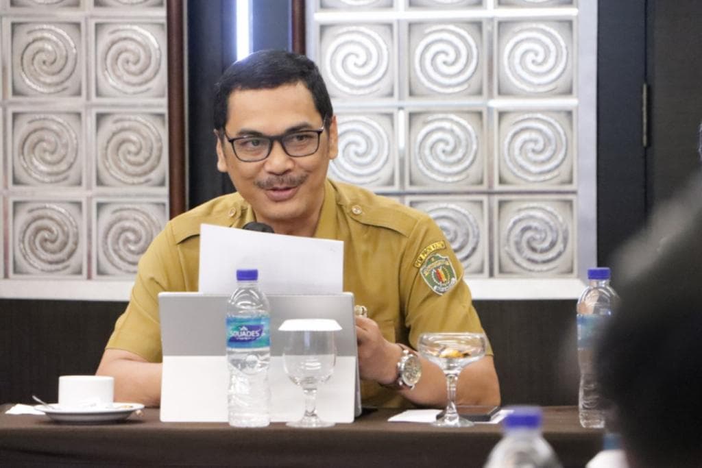 Kepala Diskominfo Kaltim , Muhammad Faisal dalam sebuah kegiatan. 