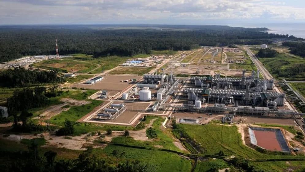 Kilang Liquified Natural Gas (LNG) Tangguh (BP Indonesia) (ilustrasi)