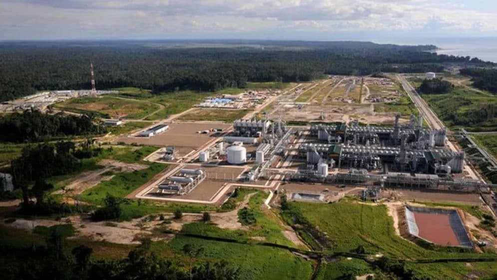 Kilang Liquified Natural Gas (LNG) Tangguh (BP Indonesia) (ilustrasi)