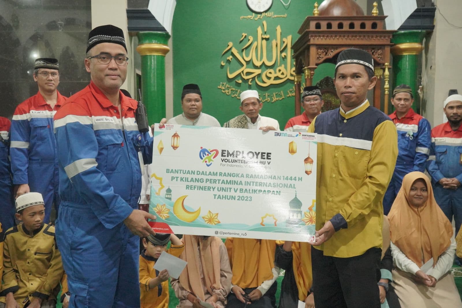 Terus Menebar Kebaikan, PT KPI Unit Balikpapan Safari Ramadan Sampai Lawe-Lawe