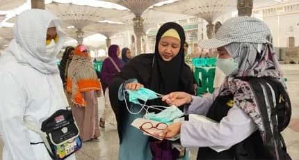 Jemaah Haji perlu mewaspadai penularan Middle East Respiratory Syndrome Corona Virus (MERS-CoV). Jemaah haji diimbau untuk terapkan Perilaku Hidup Bersih dan Sehat (PHBS) selama menjalani ibadah haji