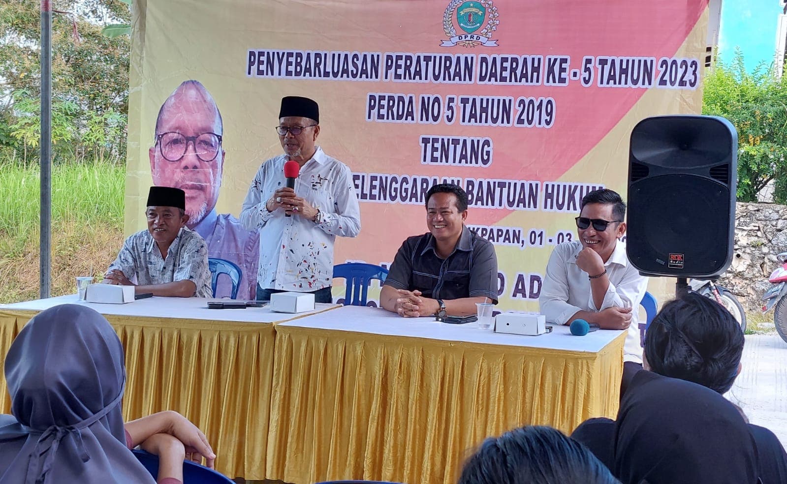 Anggota DPRD Kaltim Sosialisasikan Perda Bantuan Hukum Gratis di Pelosok Manggar