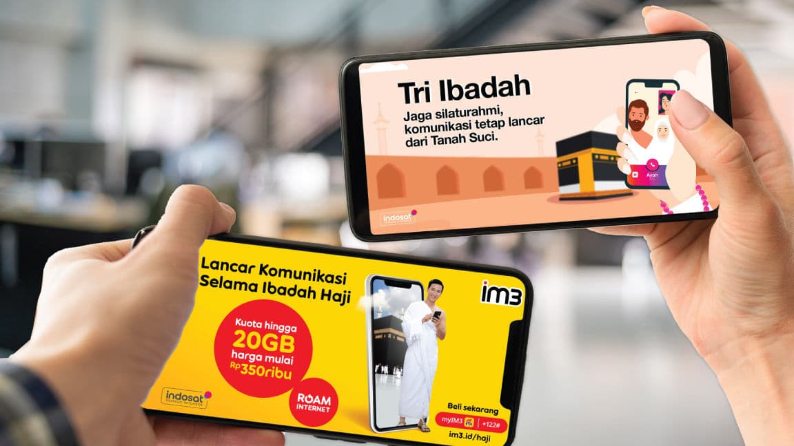 Indosat Hadirkan Paket Haji untuk Terus Terhubung dengan Keluarga Saat Beribadah 