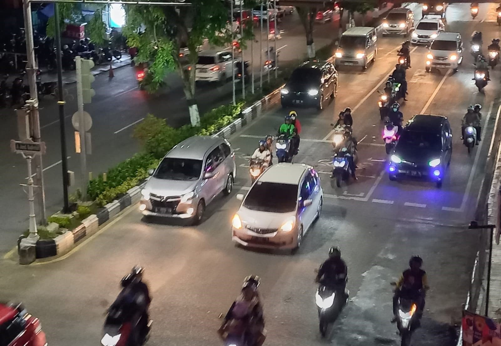 Urai Kepadatan Lalu Lintas, Dishub Balikpapan Lakukan Penataan Transportasi (Foto: Ferry Cahyanti)