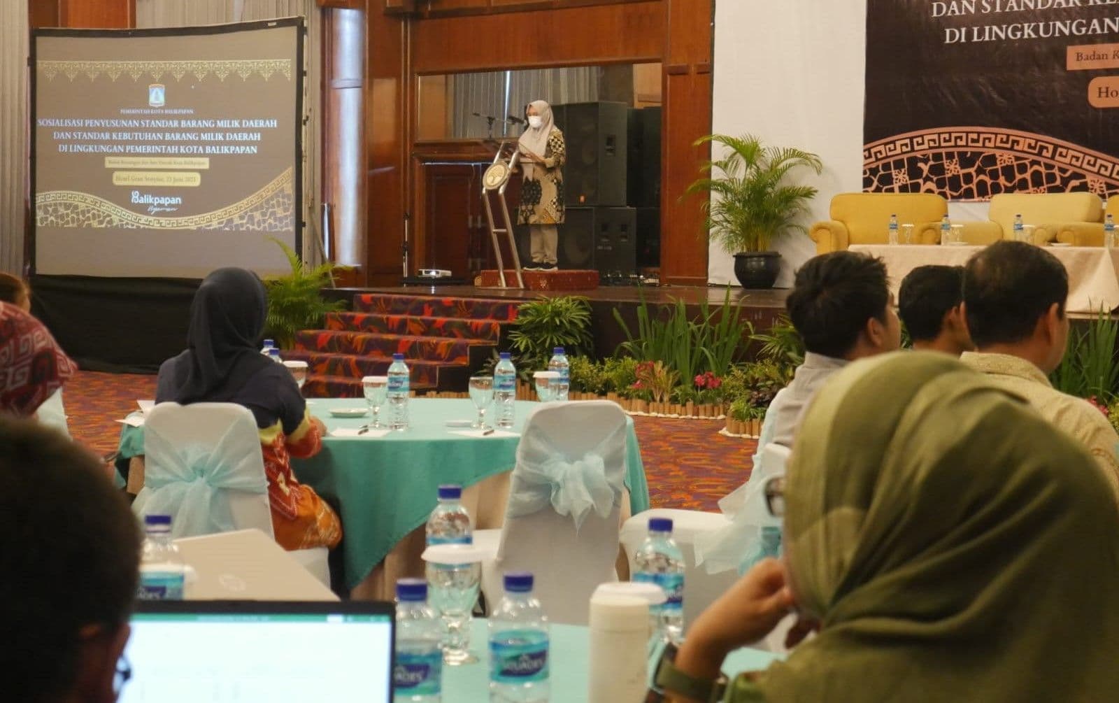 Sosialisasi Penyusunan Standar Barang Milik Daerah dan Standar Kebutuhan Barang Milik Daerah di Lingkungan Pemerintah Kota Balikpapan pada Jumat (23/6/2023). 