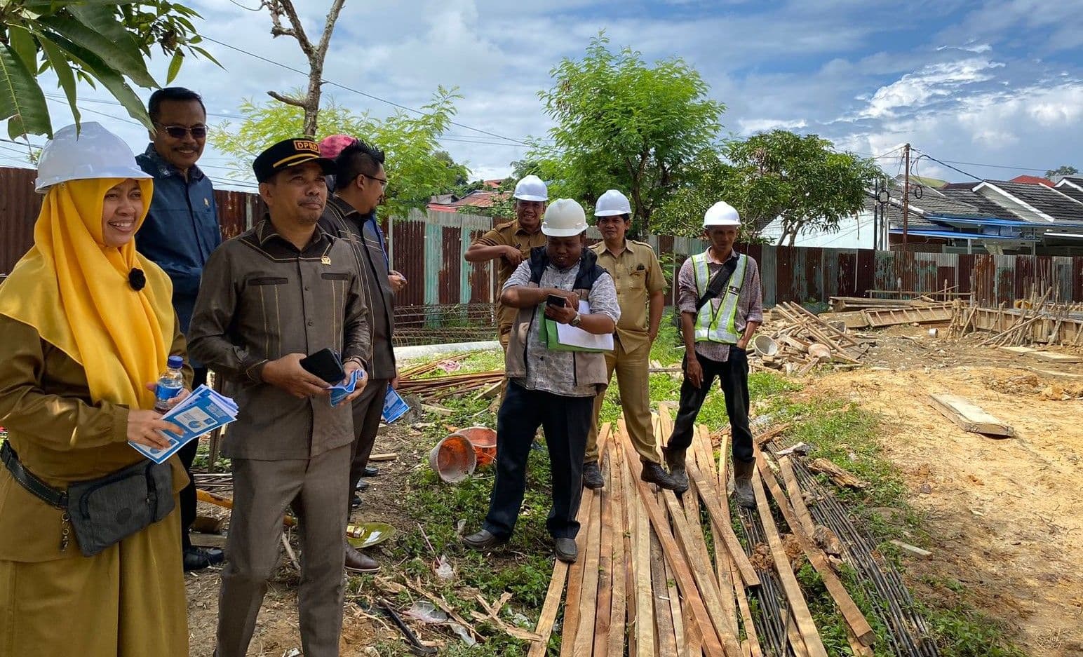 Sidak Komisi III DPRD Balikpapan, Progres Pembangunan Kantor Kelurahan Damai Damai Lampaui Target 