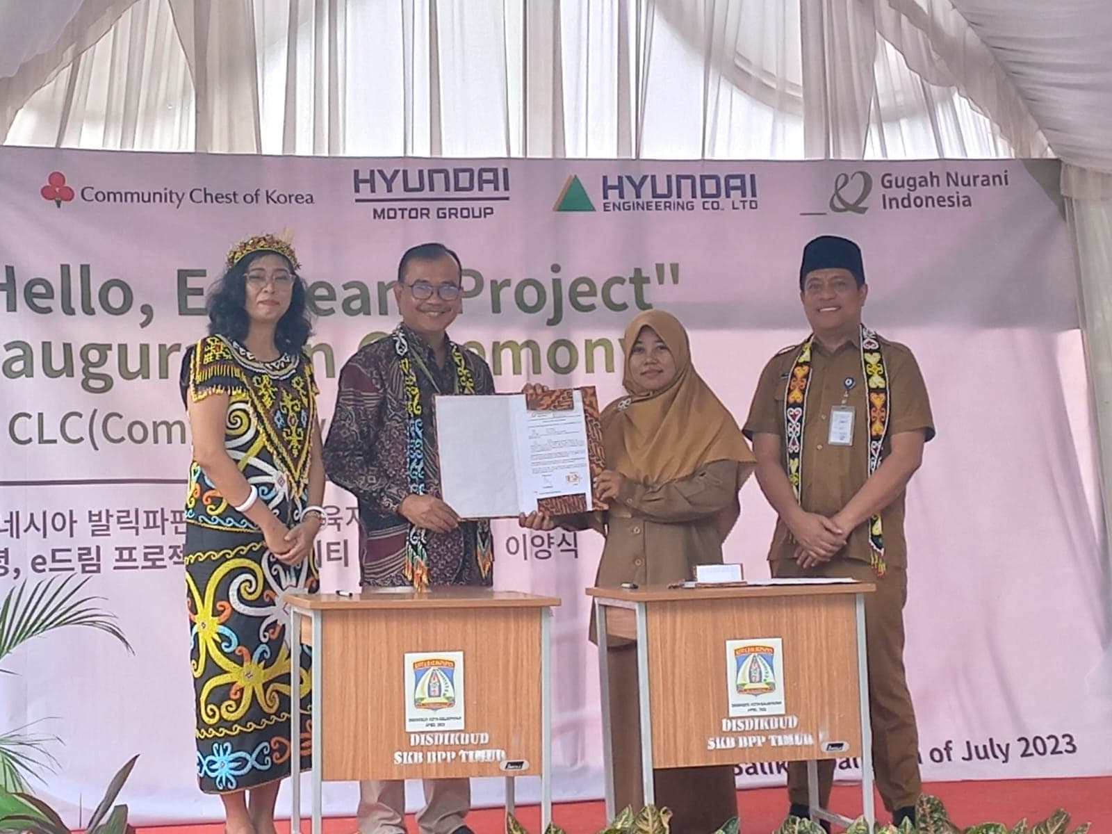 Ciptakan Pendidikan Dasar Berkualitas, Pemkot Balikpapan Terima Bantuan Community E-Learning Center 