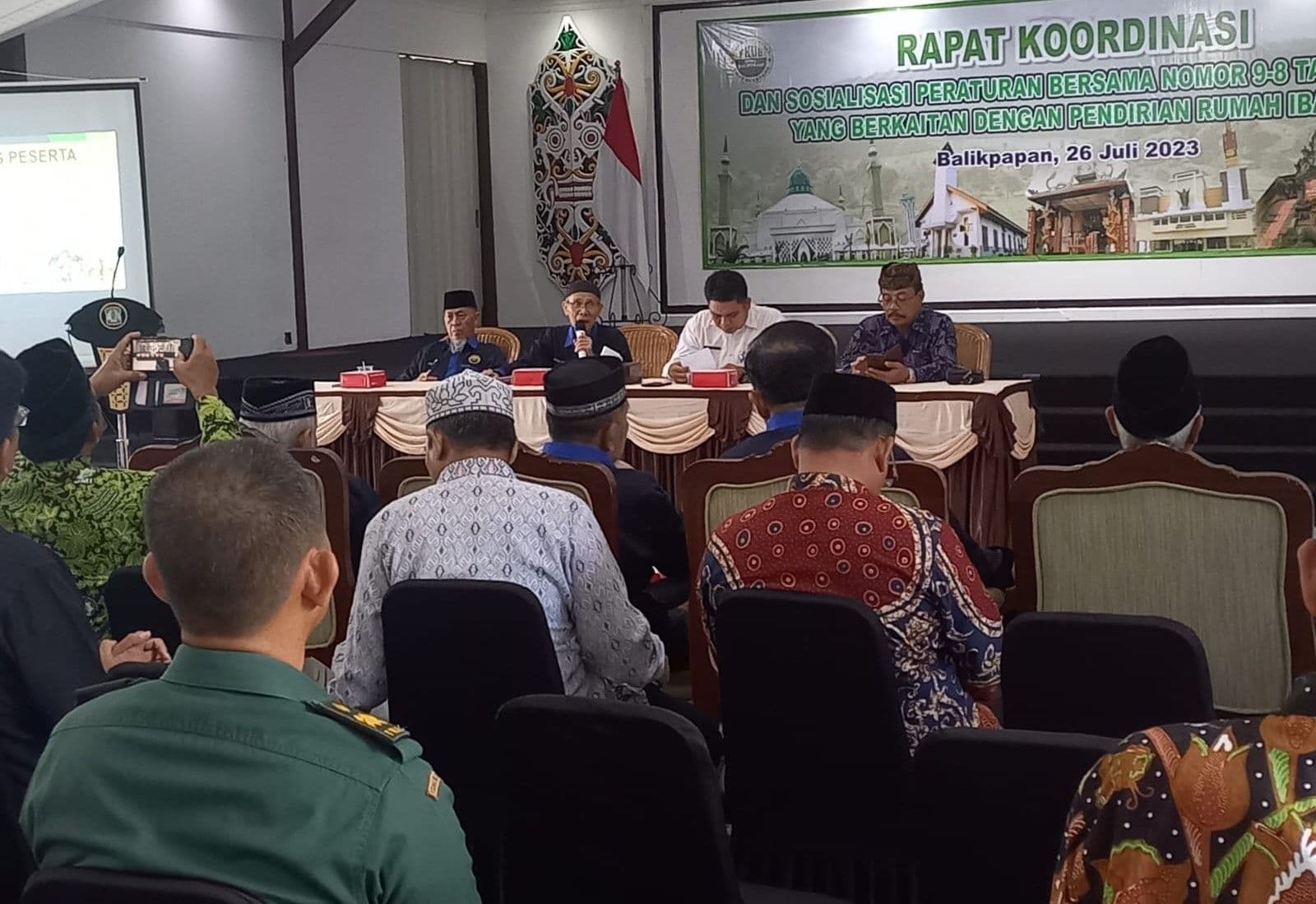 FKUB Balikpapan Sosialisasi Aturan Pendirian Rumah Ibadah, Rabu, 26 Juli 2023