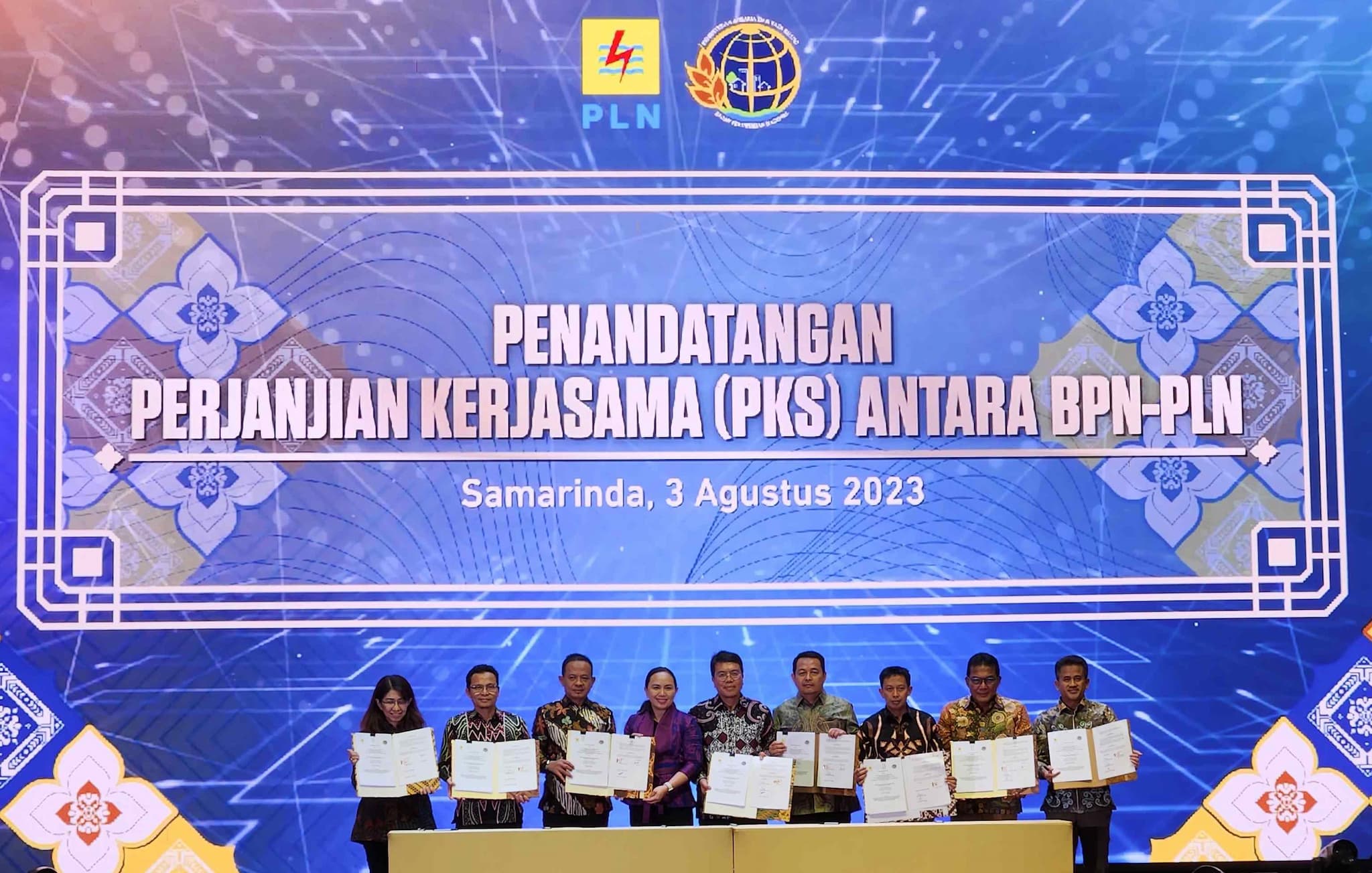 PLN dan BPN Jalin PKS untuk Sertifikasi Aset Negara di Kalimantan