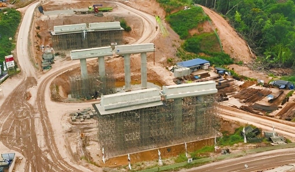 Progres pembangunan tol IKN