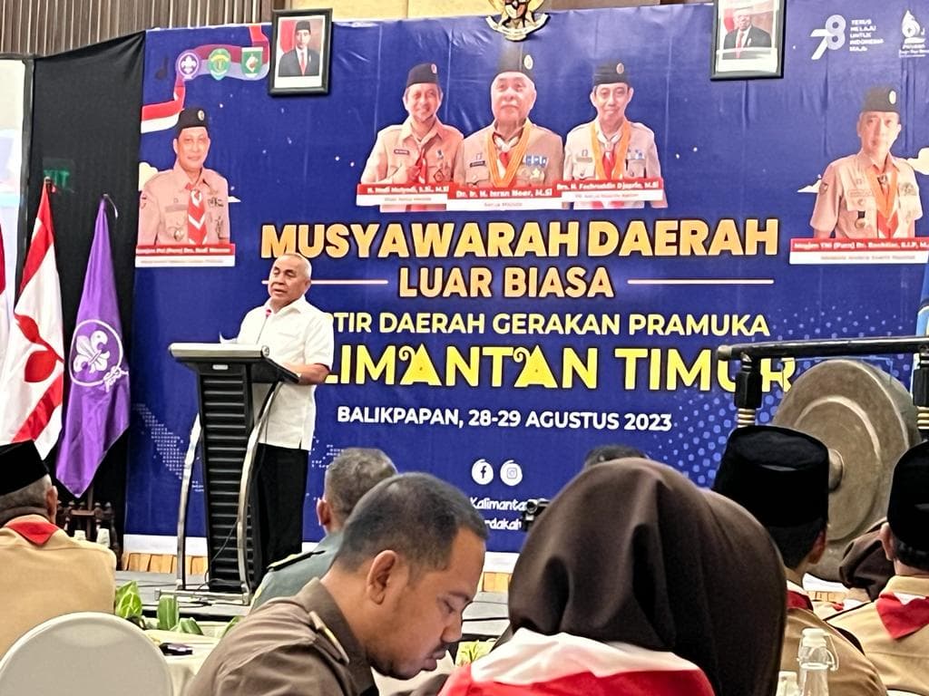 Musdalub Kwarda Gerakan Pramuka Kaltim Pemilihan Ketua Sisa Masa Bakti 2021-2026