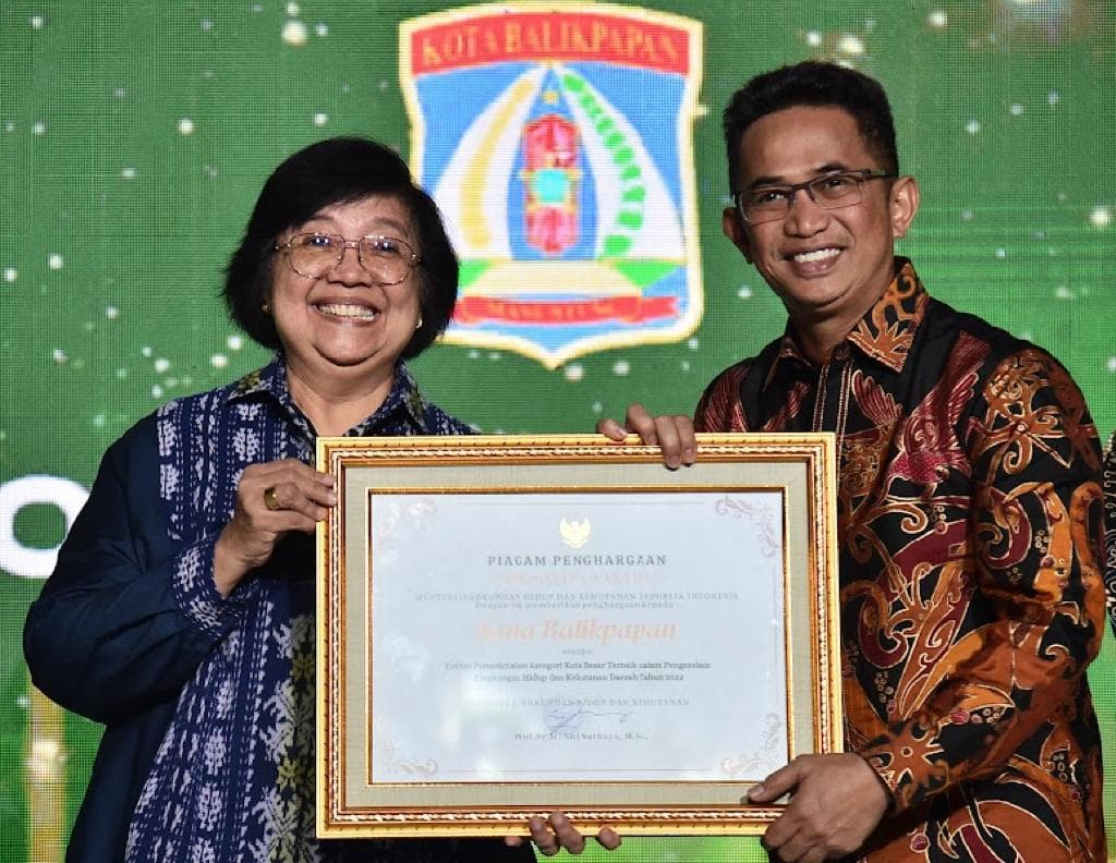 Balikpapan Raih Penghargaan Green Leadership Nirwasita Tantra Tahun 2022 