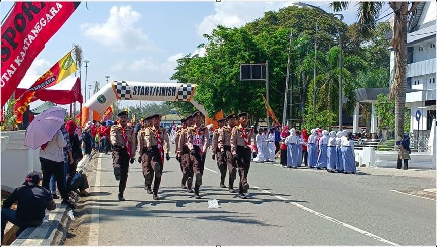 Lomba Gerak Jalan Idaman 2023, Dispora Kukar Harap Dapat Tumbuhkan Semangat Patriotisme 