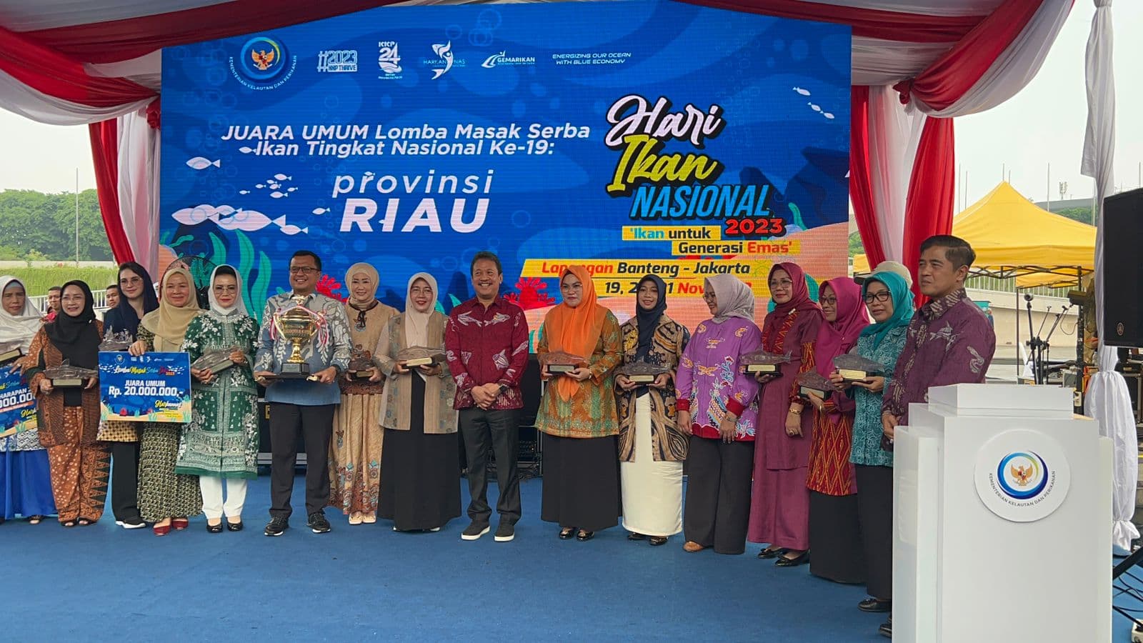 Peringati Hari Ikan Nasional, PKK Balikpapan Juara Lomba Olahan Ikan Tingkat Nasional 