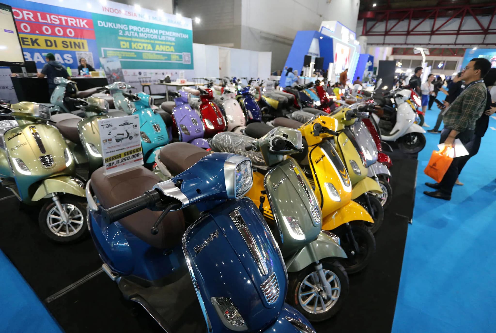 Realisasi Konversi Motor Listrik Baru Tercapai 17%