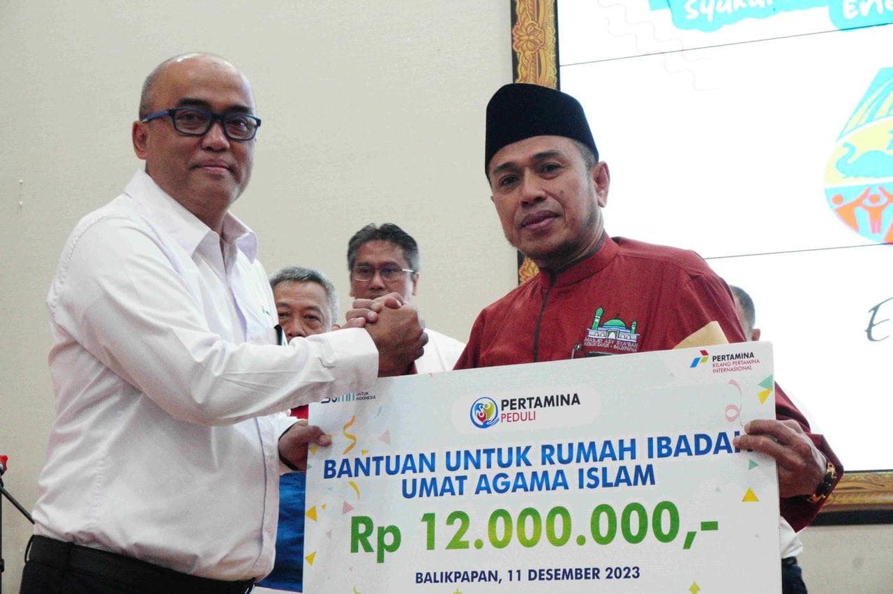 Peringati HUT Pertamina, Kilang Pertamina Unit Balikpapan Gelar Syukuran dan Berbagi