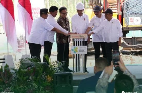 Presiden Jokowi Ground Breaking Rumah Sakit UPT Kementerian Kesehatan di IKN pada Rabu 20 Desember 2023