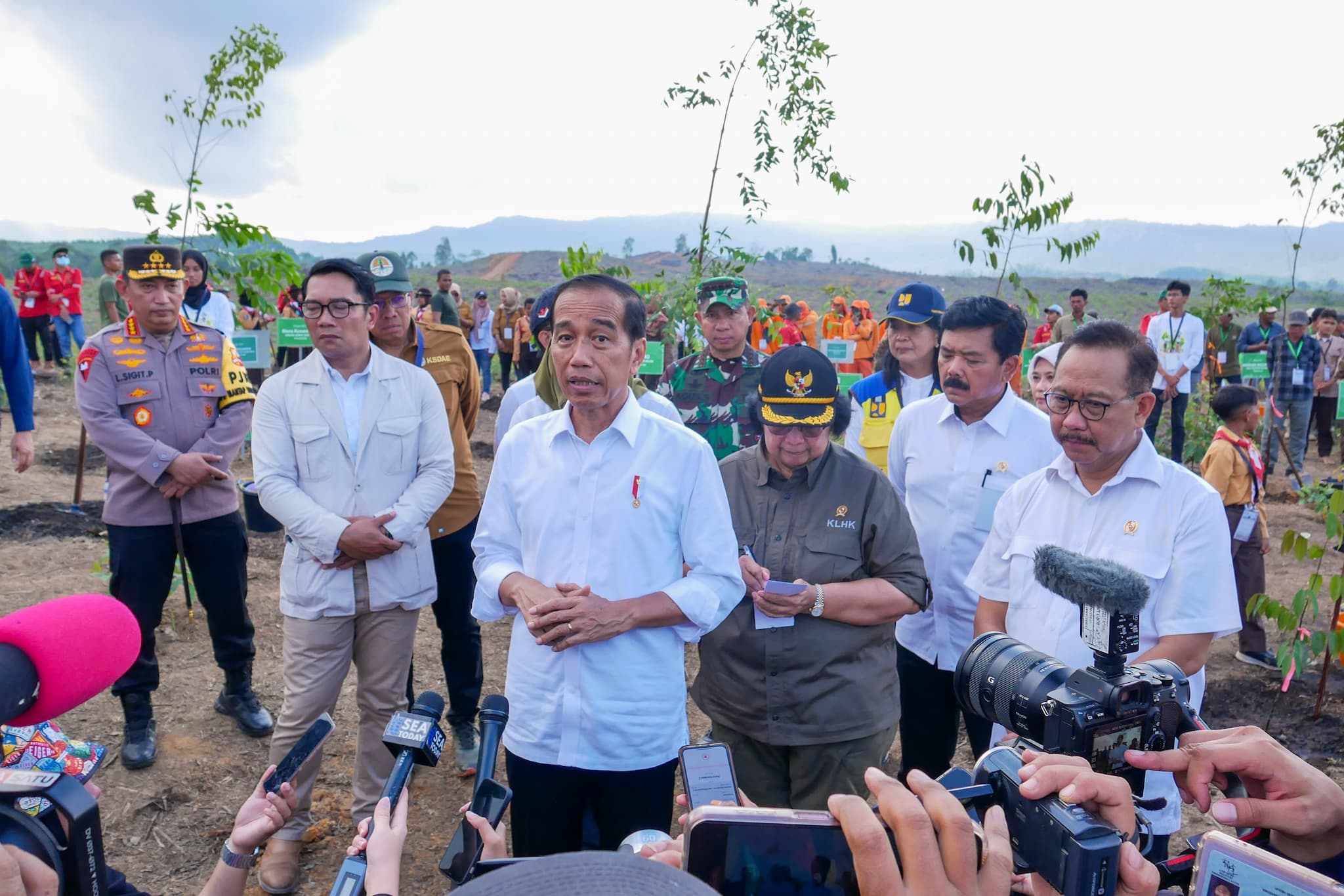 Dukung Proses Penghijauan di IKN, Presiden Jokowi Lakukan Rehabilitasi Hutan dan Lahan