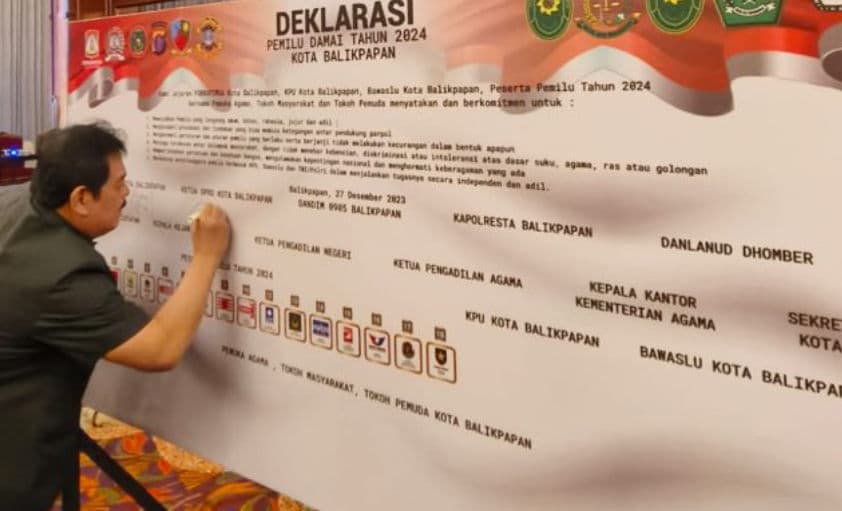 Deklarasi Pemilu Damai 2024