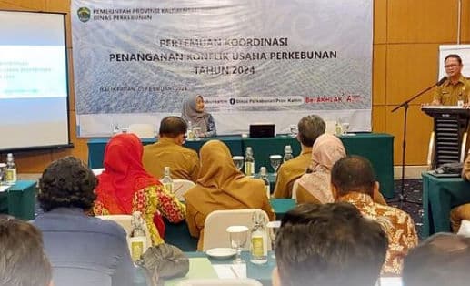 Tahun 2023, Disbun Kaltim Berhasil Tangani 12 Kasus Konflik Usaha Perkebunan (Foto istimwa)